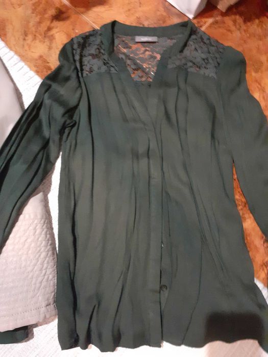 Geacă de piele dama si bluza mărime 36