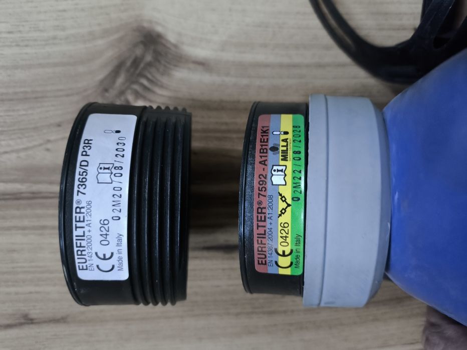 Защитна полумаска MSA Euromask UNO Milla 7354 с два различни филтъра