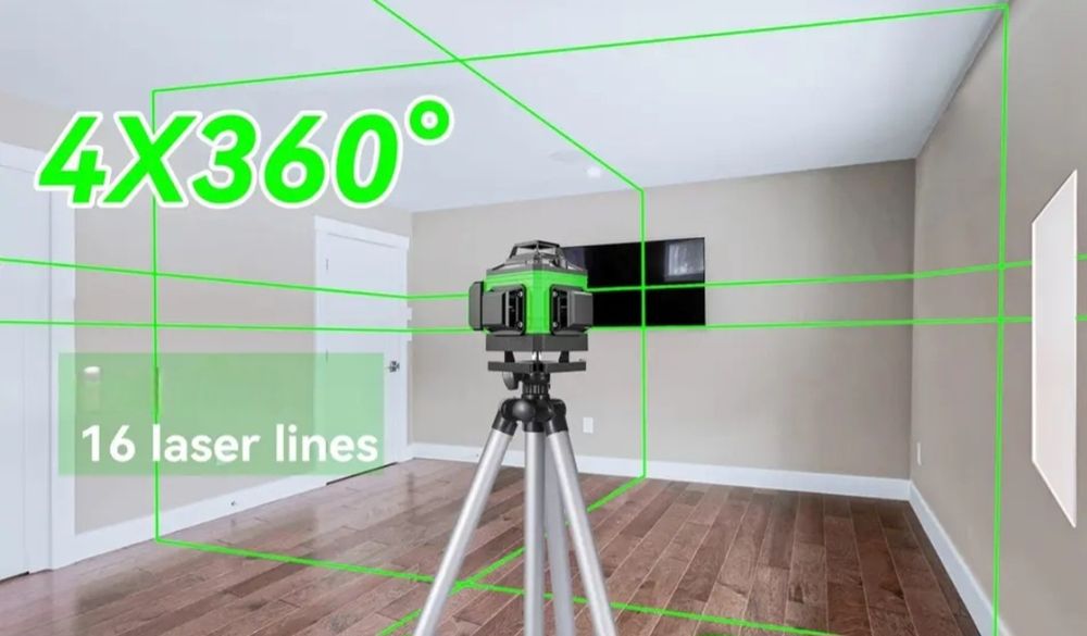 ЛАЗЕРЕН Нивелир 4D-4Д