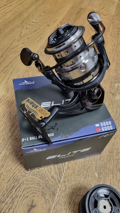 Set 4 Mulinete Eastshark ELITE FEEDER 6000 9+1 Rulment Model New 2024