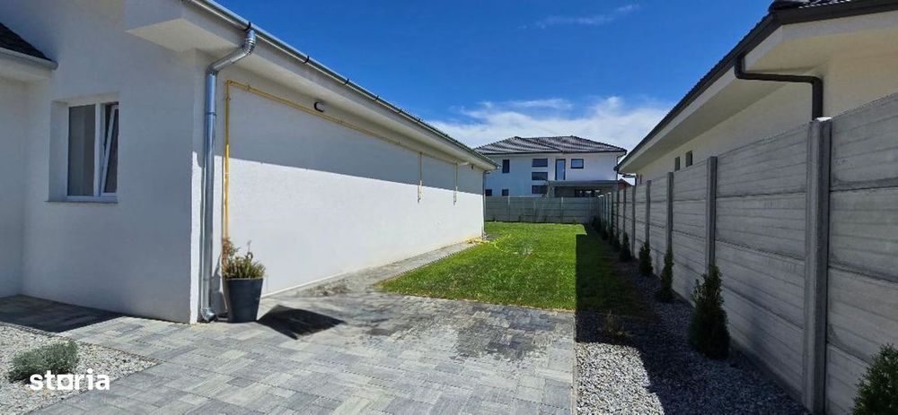 Oferta! Casa Noua , finisata,s.c.140mp, teren 500 în Santandrei, Gaz