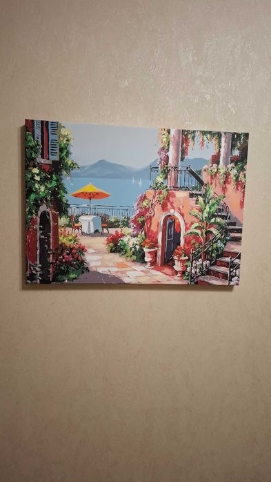 Италианско кафене 70х50 картина, декор