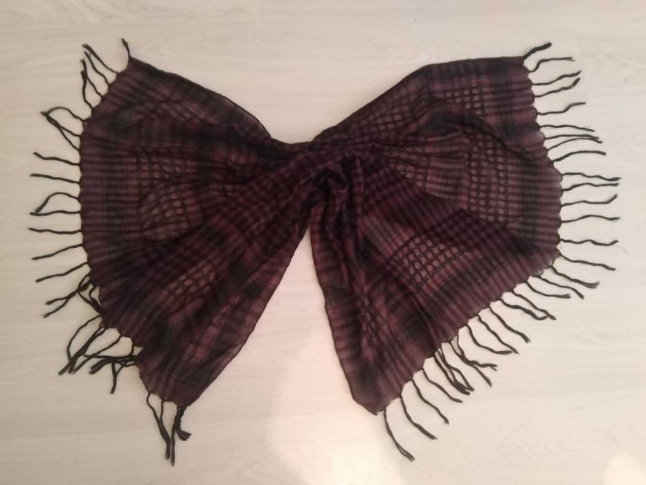 Нов розов дамски шал 100%  памук-20лв