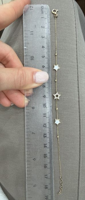Bratara aur 14 k cu stelute