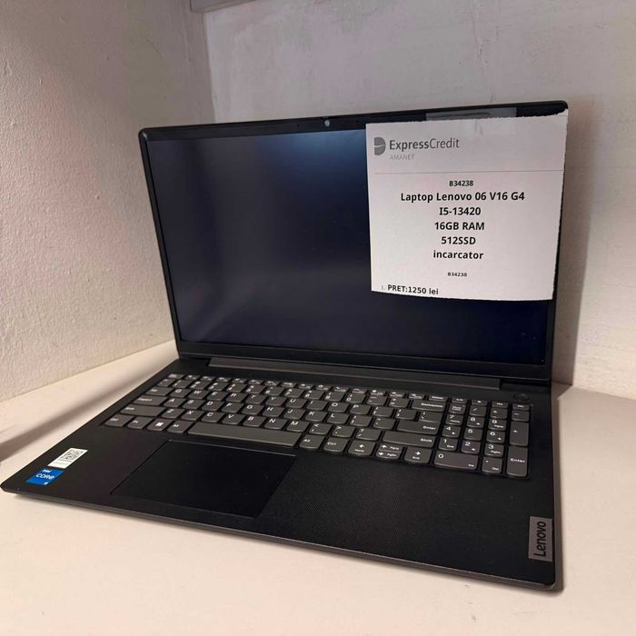 Laptop Lenovo V16 G4 i513420, 16GB RAM, 512SSD (AG15 Gara 1 B34238.1) Garantie 2 ani!