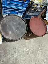 Метален варел с капак