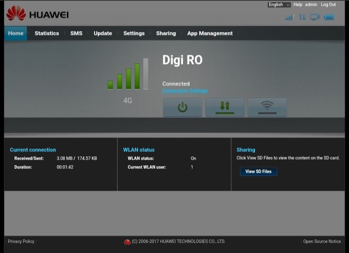 Huawei E5577 Router 4G cu SIM Modem WiFi Hotspot portabil decodat