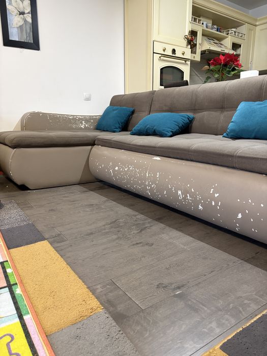 Canapea colțar extensibilă – 600 lei