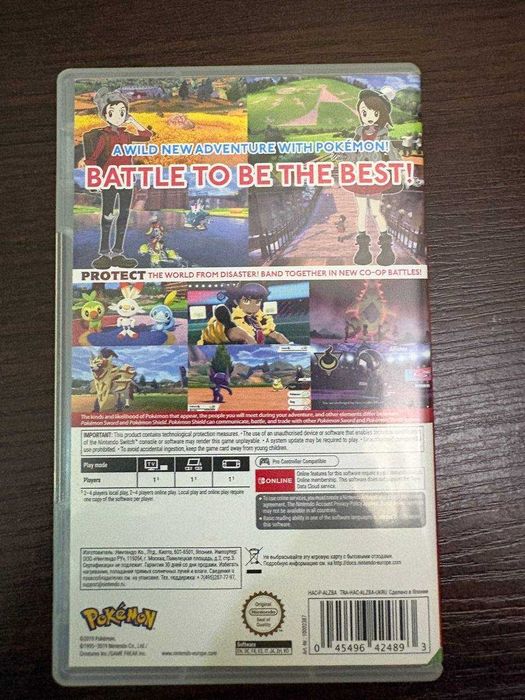 nintendo switch 1 картридж Pokemon Shield