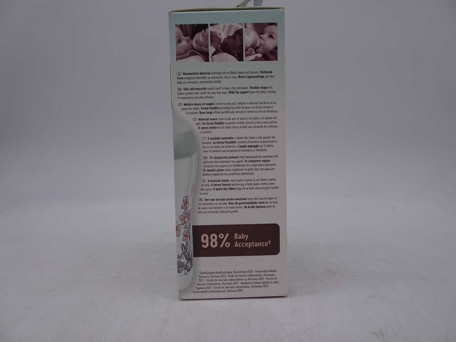 Biberon din plastic, NUK Mickey Mouse, 260ml, 3+ luni