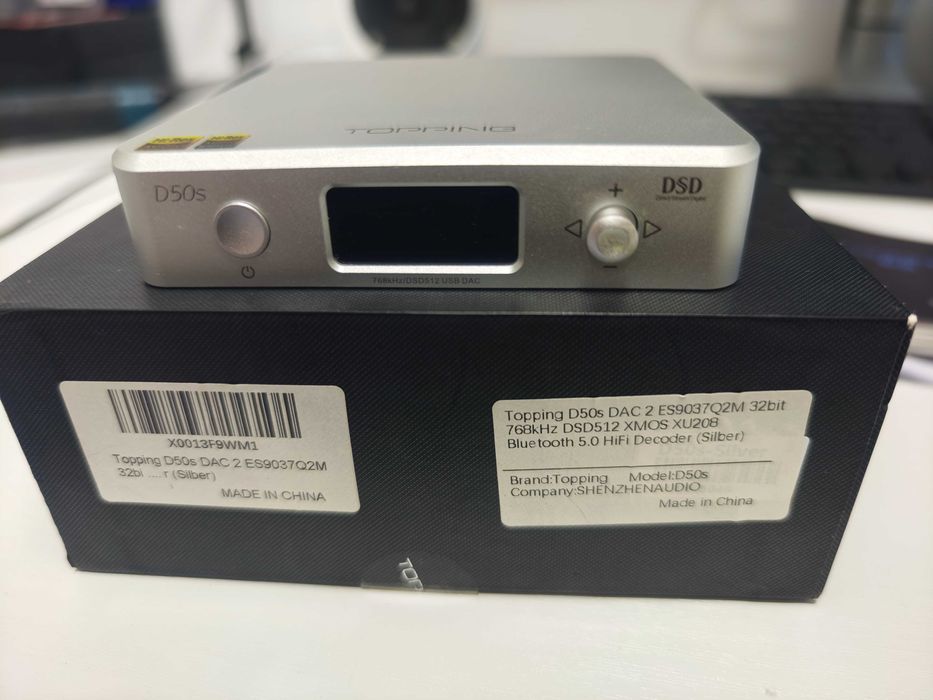 DAC Topping D50S DSD512 si set cabluri Supra cu PPX si WBT