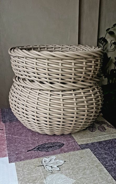 Кашпо из ротанга