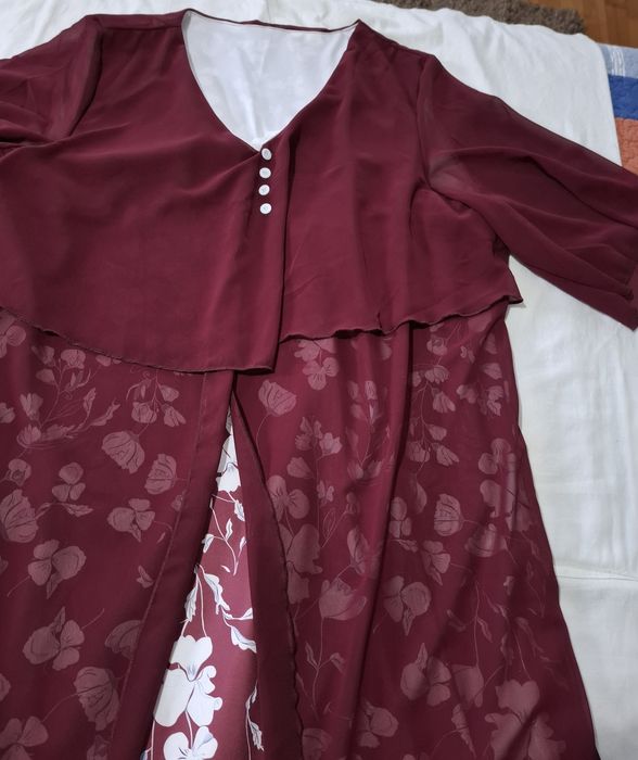 Rochie cu voal 4XL (54-56)