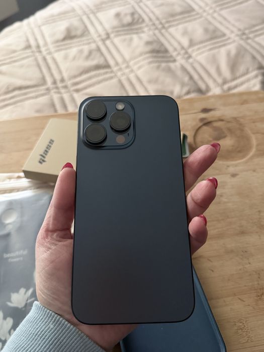 Смартфон Apple iPhone 15 Pro Max, 256GB, 5G, Blue Titanium