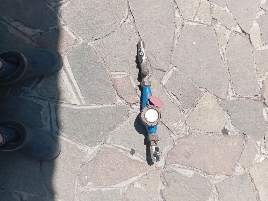 Счётчик для холодной воды.