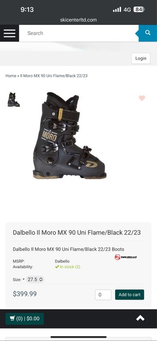 Dalbello Il Moro 90 Flex Freestyle/All mountain