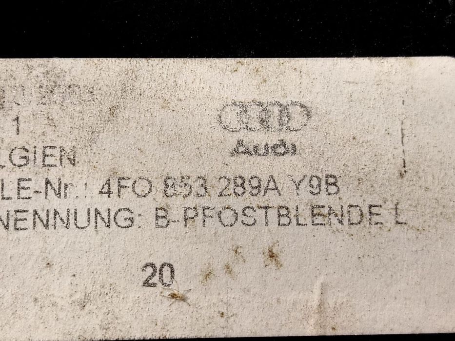 Ornament 4f0853289a Audi A6 4F/C6 [2004 - 2008] 2.0 tdi BLB