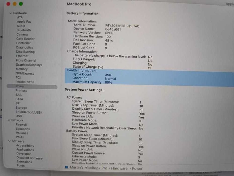 Apple MacBook Pro 14" M1 Pro 16GB RAM 2021