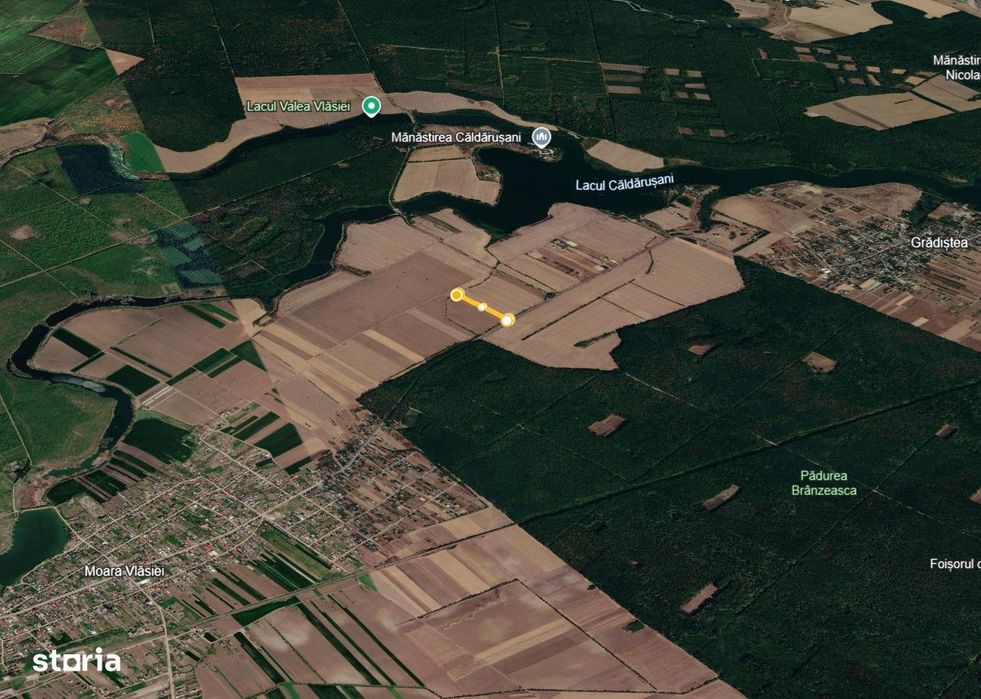 De vanzare | Teren 6.648 MP | Gruiu | Moara Vlasiei