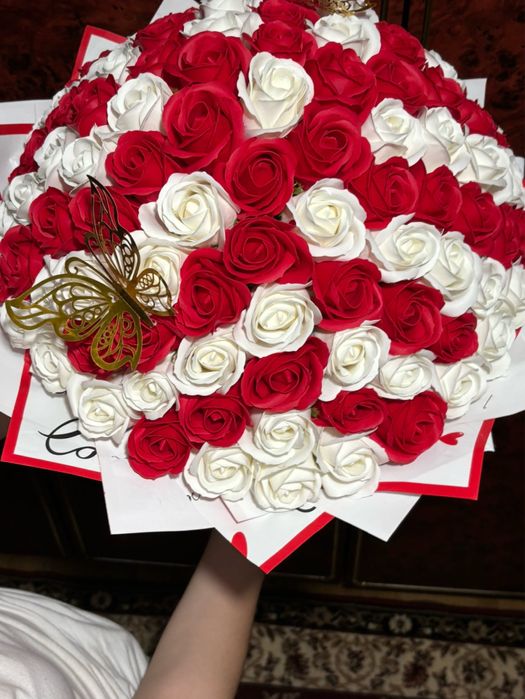 Buchet din trandafiri de sapun 101