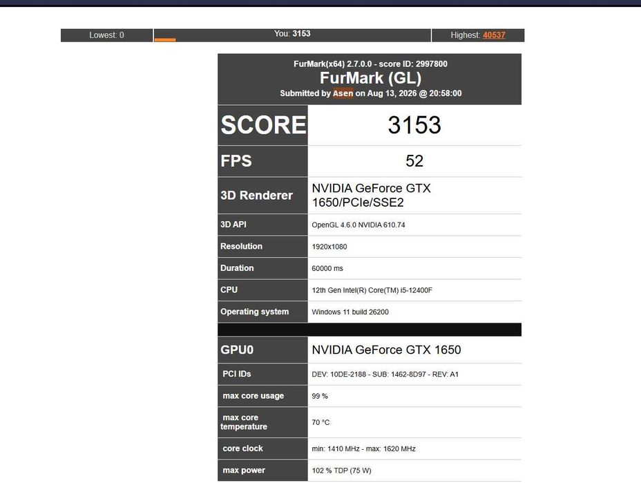 Геймърски Компютър – i5 12th Gen / GTX 1650 / 16GB RAM / С ГАРАНЦИИ