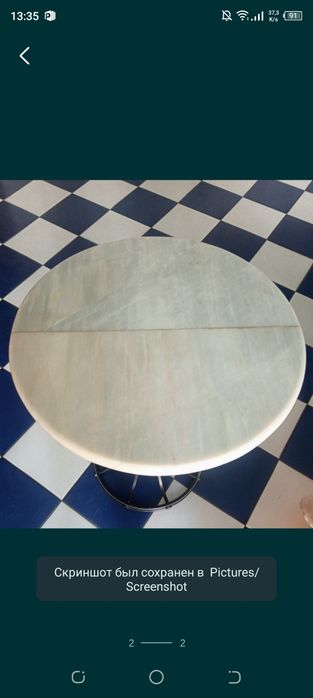 Авторские столики с мраморными столешницами