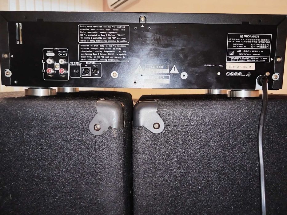 CD плейър Hitachi DA-6000 + Pioneer CT-W550R двоен  – Made in Japan