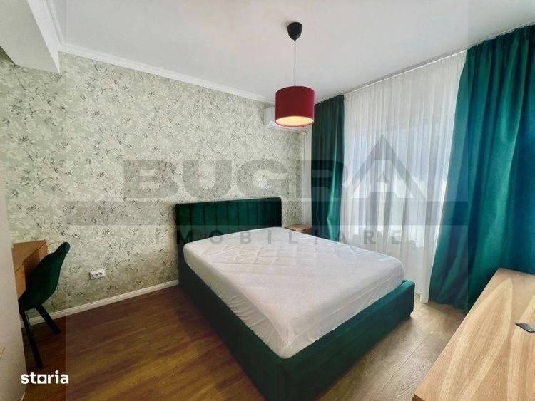 Duplex premium de 120mp , ansamblu de case privat, gradina, zona Terra