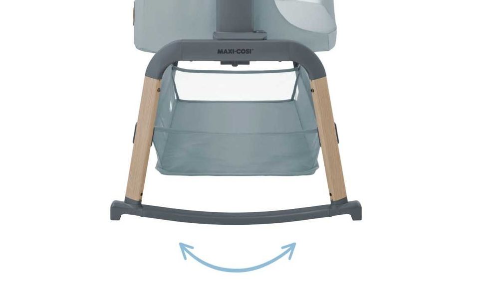 Patut co-sleeper pentru copii Maxi-Cosi Iora Air, gri, 82 x 50 x 3 cm