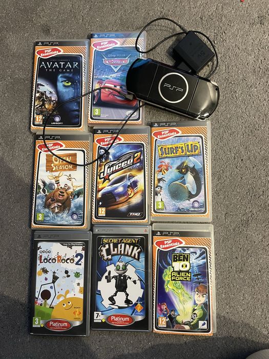 PSP конзола с игри