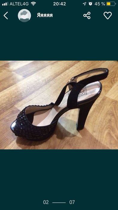 Босоножки 38 размера
