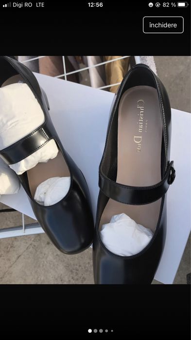 Pantofi eleganti cu toc Christian Dior