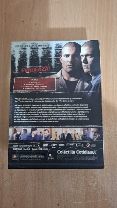 Colecție de DVD-URI de la colecția Dilema si colecția Prisos Break
