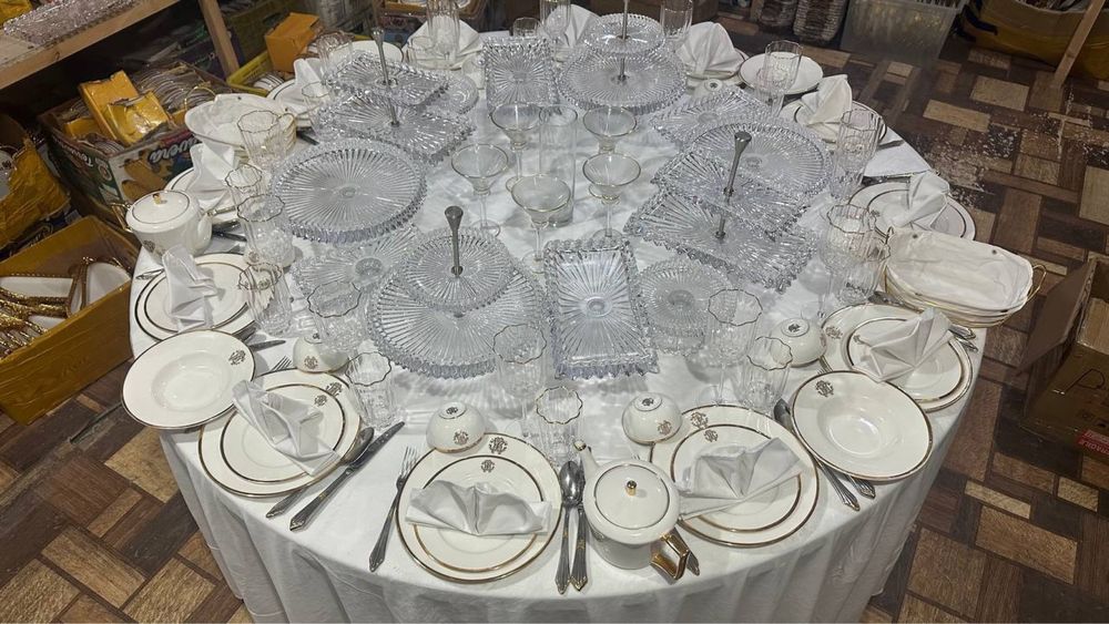 Prokat chinni idishlar bejirim sizni talabingizga mos kelivchi