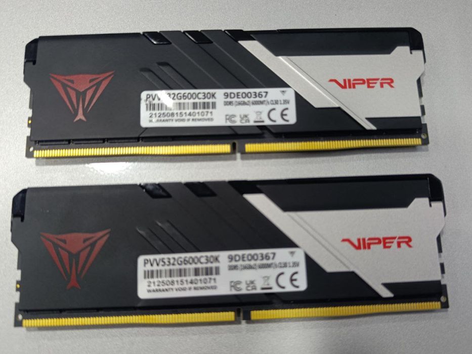 Ddr5 32gb (16*2)/6000 VIPER!

310$