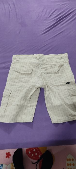 Оригинални български Къси панталони MAZE,лен и памук