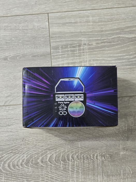 Lumină disco Vicalo LED cu telecomandă + control muzică, stroboscop