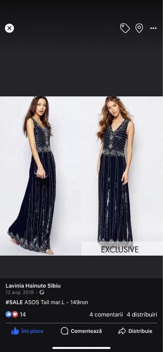 ASOS rochii de seara L/ XL