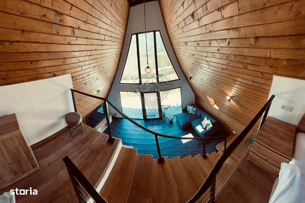 Casa A-Frame de vanzare | Valea Doftanei, Tesila | Constructie 2024 |