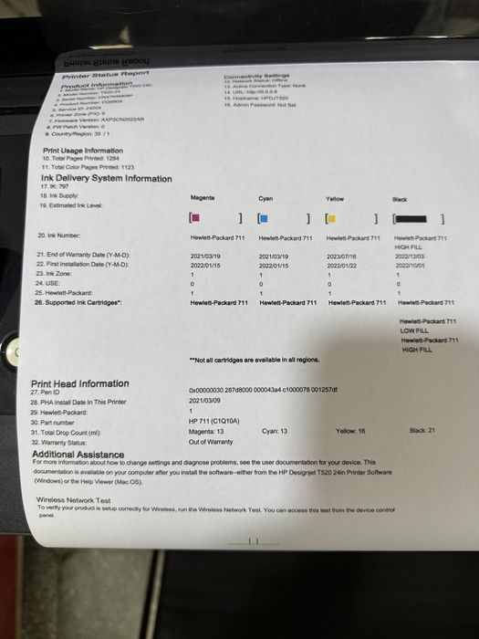 Plotter HP Designjet T520  A1+ Reconditionat