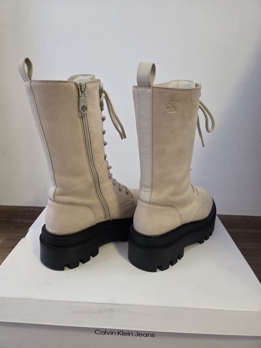 Боти Calvin Klein Jeans Flatform Lace Up Boot MG NB