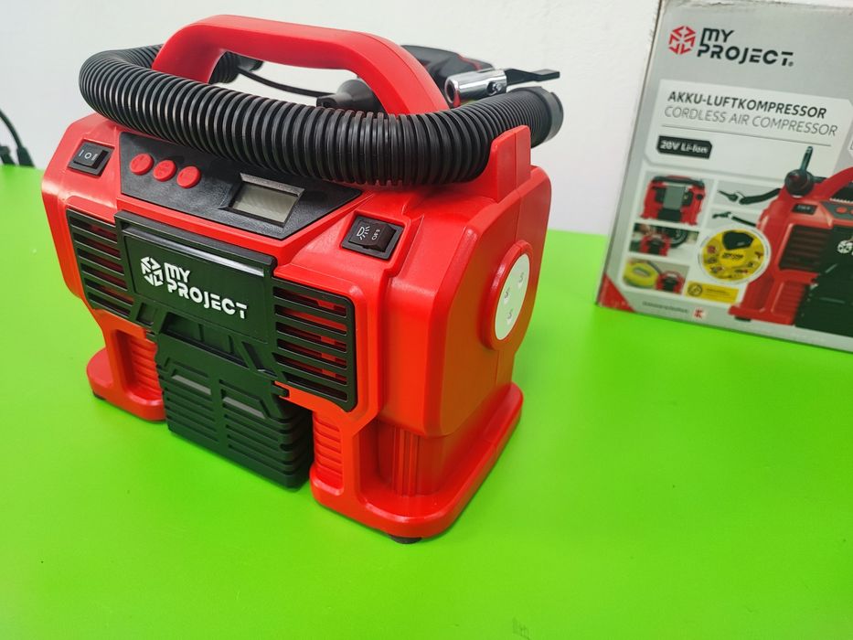 Compresor auto compatibil cu acumulatorii Parkside 20v