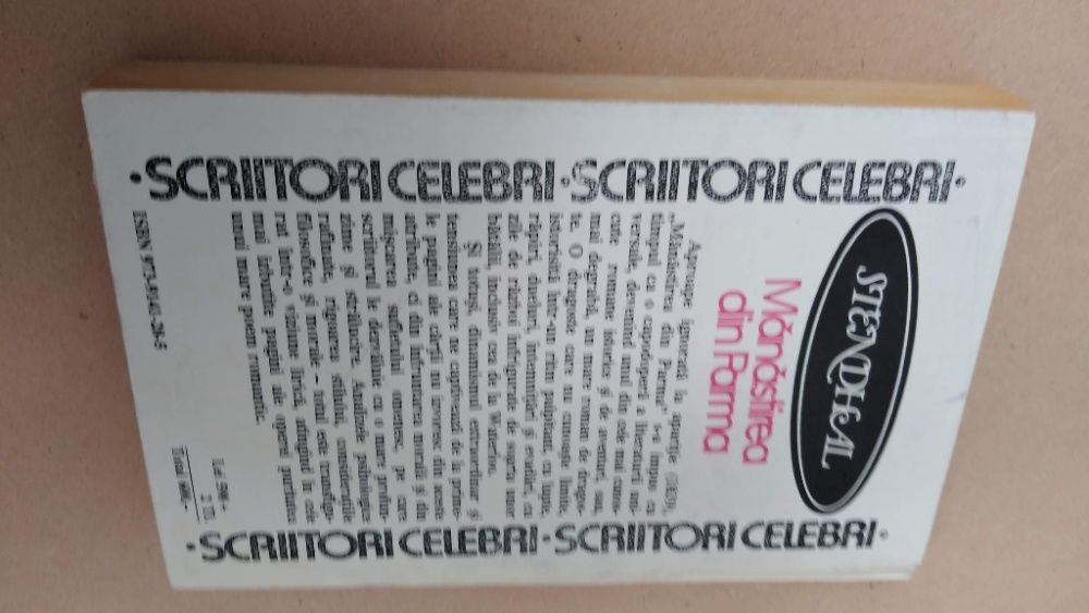 STENDHAL Manastirea din Parma Ed. Eden 1992