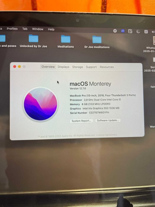 MacBook Pro 13-inch 2016 Four Thunderbolt 3 Ports