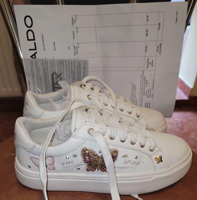 Adidasi ALDO cu fluturi -  mar. 36