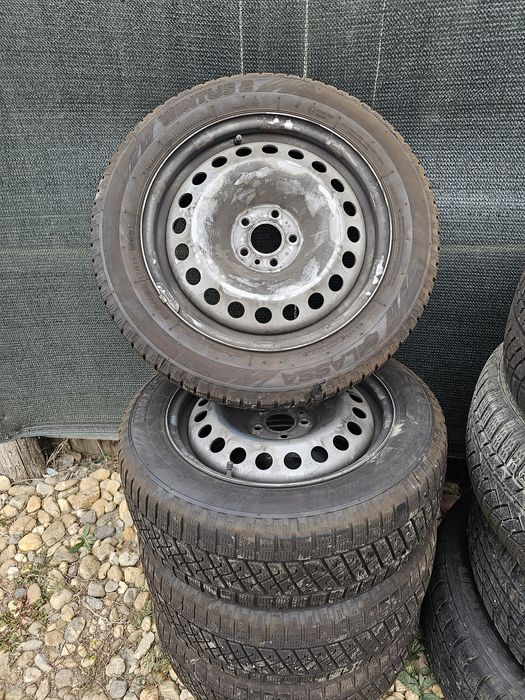 Jante tabla R 16c 5×100 Cauciucuri iarna 195 60 R16C