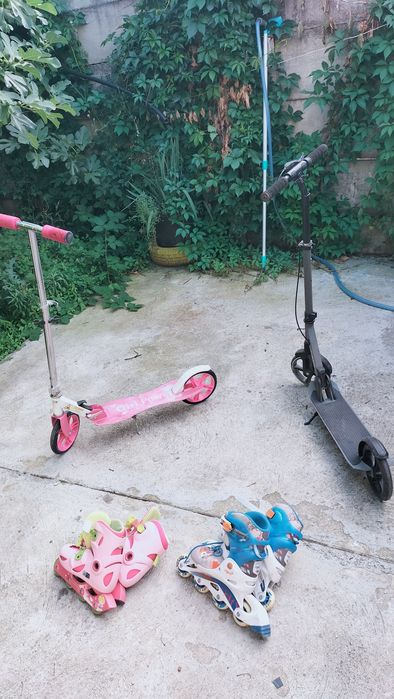 Trotinete pliabile, role