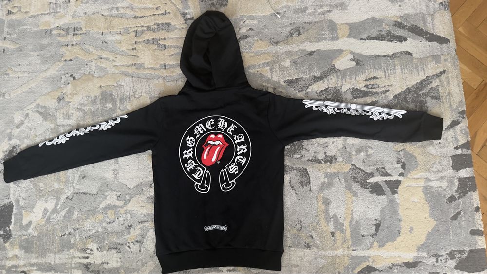 Chrome Hearts x Rolling Stones Zip Up Hoodie