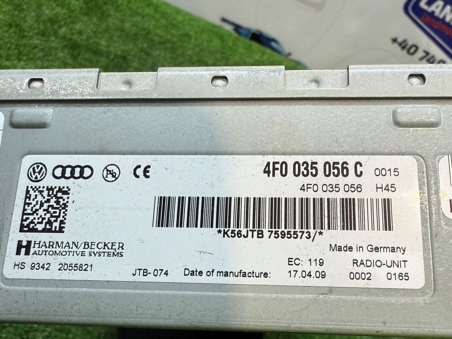 Amplficator audio 2009 audi a6 e se sedan 2.0 diesel cod oem 4f0035056b 4f0035056c 4f0035056