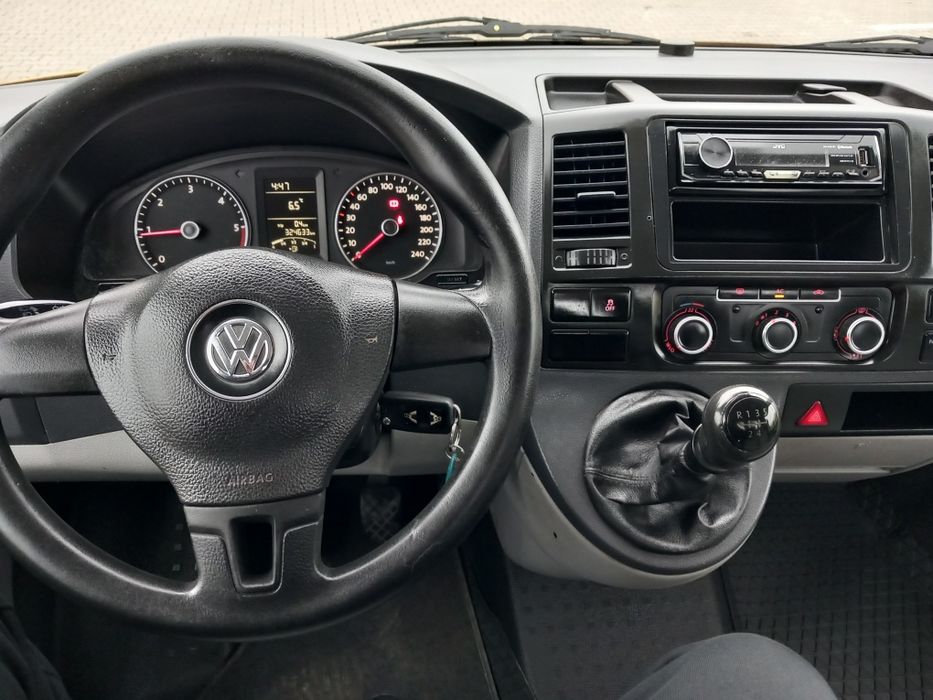 Vw T5 doka 2.0tdi, benă 3m, euro 5,transporter